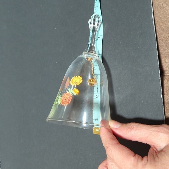 Avon Vintage Lead Crystal Glass November Birthday Bell - Picture 8 of 8